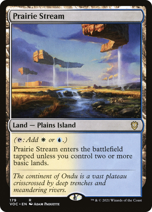 Prairie Stream (179) - Crimson Vow Commander