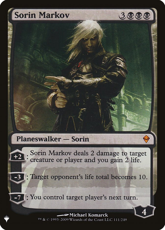 Sorin Markov [Mystery Booster] | Silver Goblin