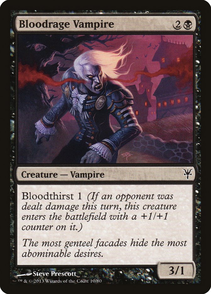 Bloodrage Vampire (010) - Duel Decks: Sorin vs. Tibalt