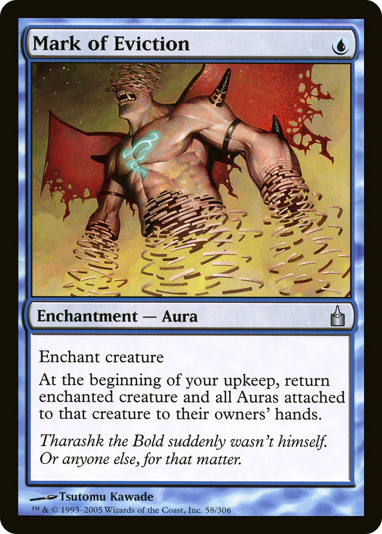 Mark of Eviction (058) Foil - Ravnica: City of Guilds