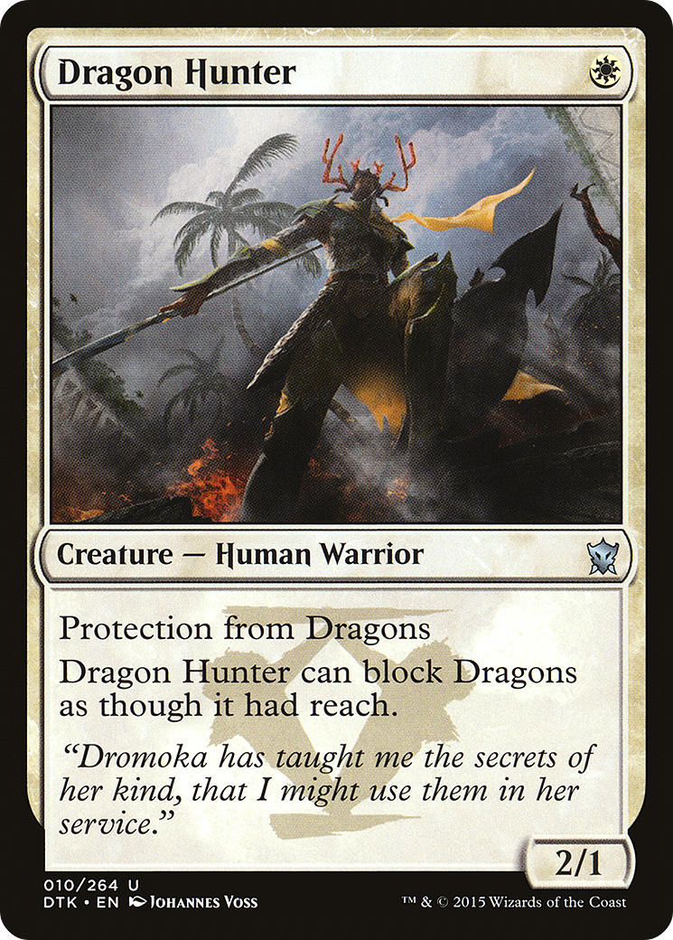 Dragon Hunter (010) Foil - Dragons of Tarkir