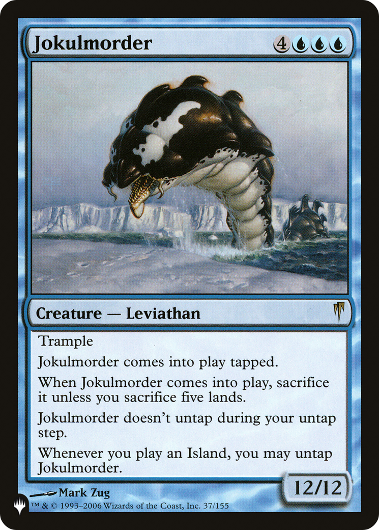 Jokulmorder (CSP-37) - The List