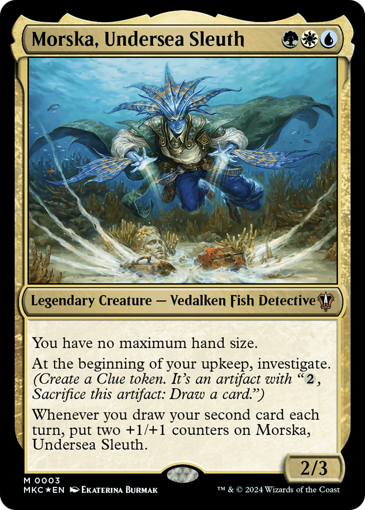 Morska, Undersea Sleuth (003) Foil - Murders at Karlov Manor Commander