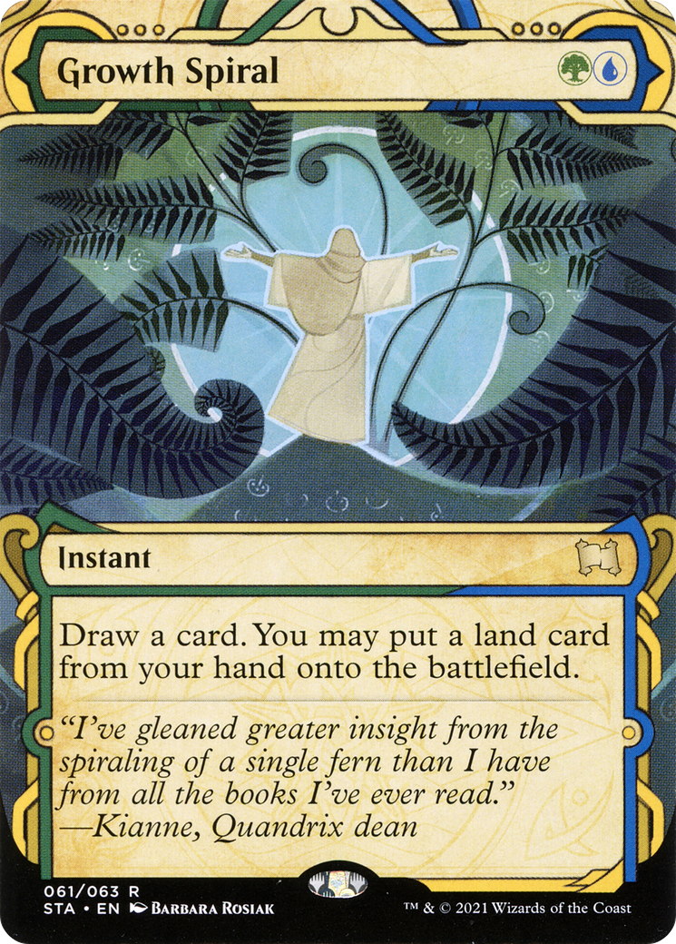 Growth Spiral (061) Foil - Strixhaven Mystical Archive
