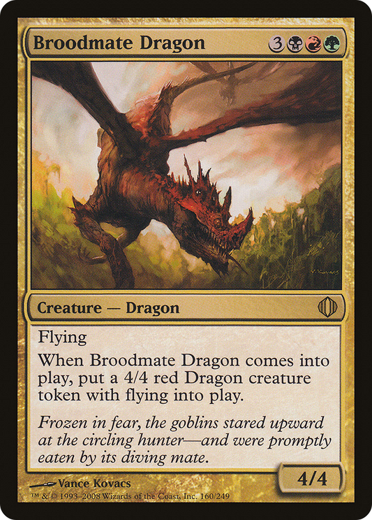 Broodmate Dragon (160) Foil - Shards of Alara