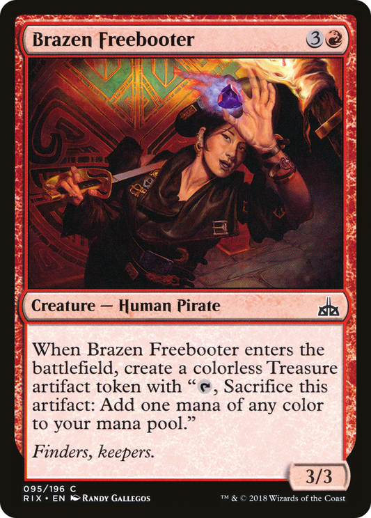Brazen Freebooter (095) Foil - Rivals of Ixalan