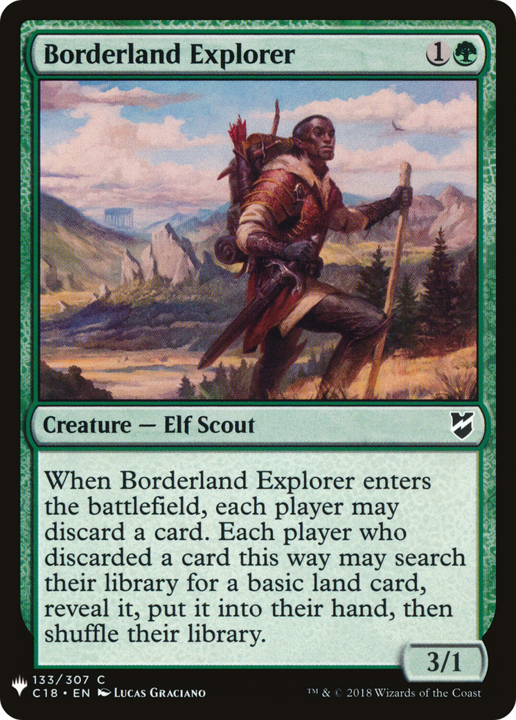 Borderland Explorer (C18-133) - The List