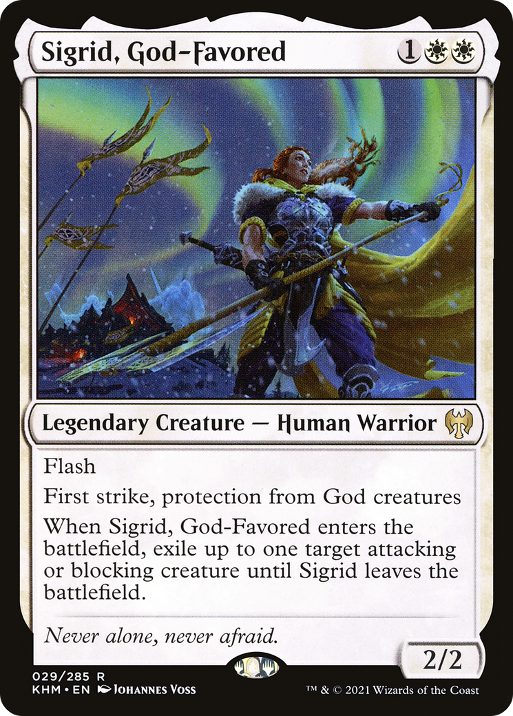 Sigrid, God-Favored (029) Foil - Kaldheim