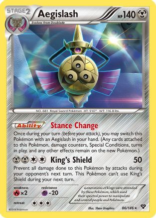 Aegislash (86) Holofoil - XY Base Set