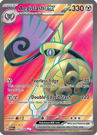 Aegislash ex (Full Art) (230) Holofoil - Paradox Rift