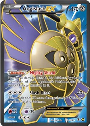 Aegislash EX (Full Art) (65a) Holofoil - Phantom Forces