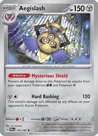 Aegislash (Non-Holo) (Deck Exclusives) (134) - Paradox Rift