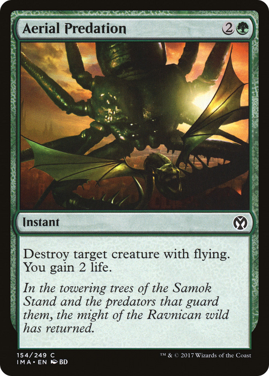 Aerial Predation (154) Foil - Iconic Masters
