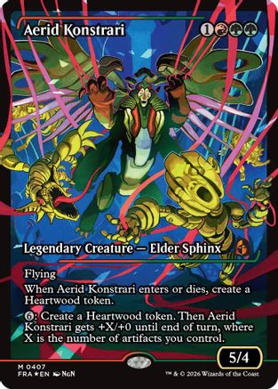 Aerid Konstrari (Showcase) (407) Foil - Reality Fracture
