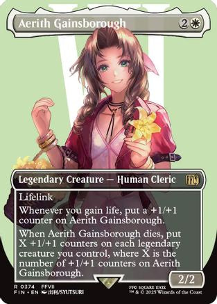 Aerith Gainsborough (Borderless) (374) - FINAL FANTASY