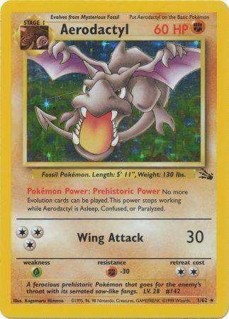 Aerodactyl (1) (Unlimited) Holofoil - Fossil