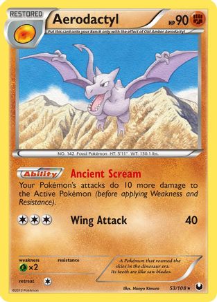 Aerodactyl (53) Reverse Holofoil - Dark Explorers
