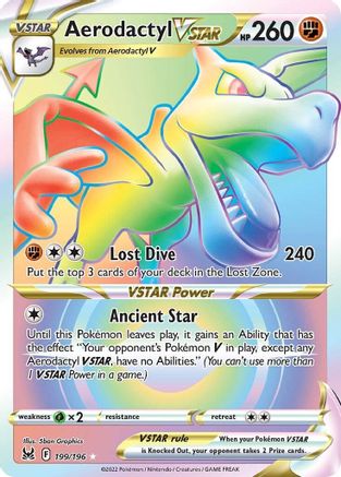 Aerodactyl VSTAR (199) Holofoil - Lost Origin