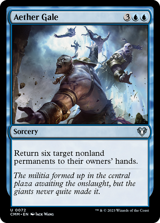 Aether Gale (072) Foil - Commander Masters