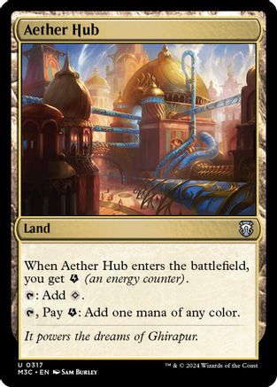 Aether Hub (317) Ripple Foil - Commander: Modern Horizons 3
