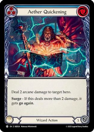 Aether Quickening (Blue) (SBZ024) - Silver Age
