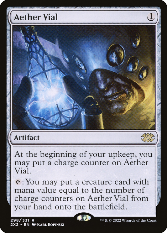 Aether Vial (298) Foil - Double Masters 2022