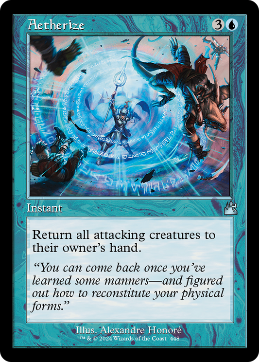 Aetherize (Retro) (448) Foil - Ravnica Remastered