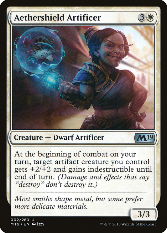 Aethershield Artificer (002) - Core Set 2019 Foil