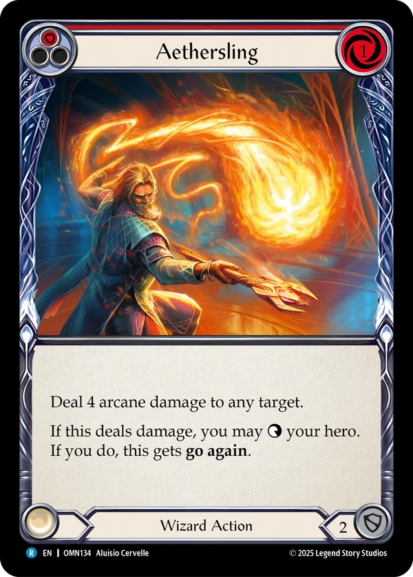 Aethersling (OMN134) Rainbow Foil - Omens of the Third Age