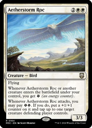 Aetherstorm Roc (164) Ripple Foil - Commander: Modern Horizons 3