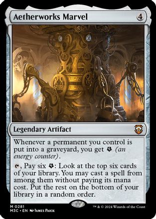 Aetherworks Marvel (281) Ripple Foil - Commander: Modern Horizons 3