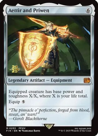 Aettir and Priwen (Prerelease) (253) Foil - Tarkir: Dragonstorm