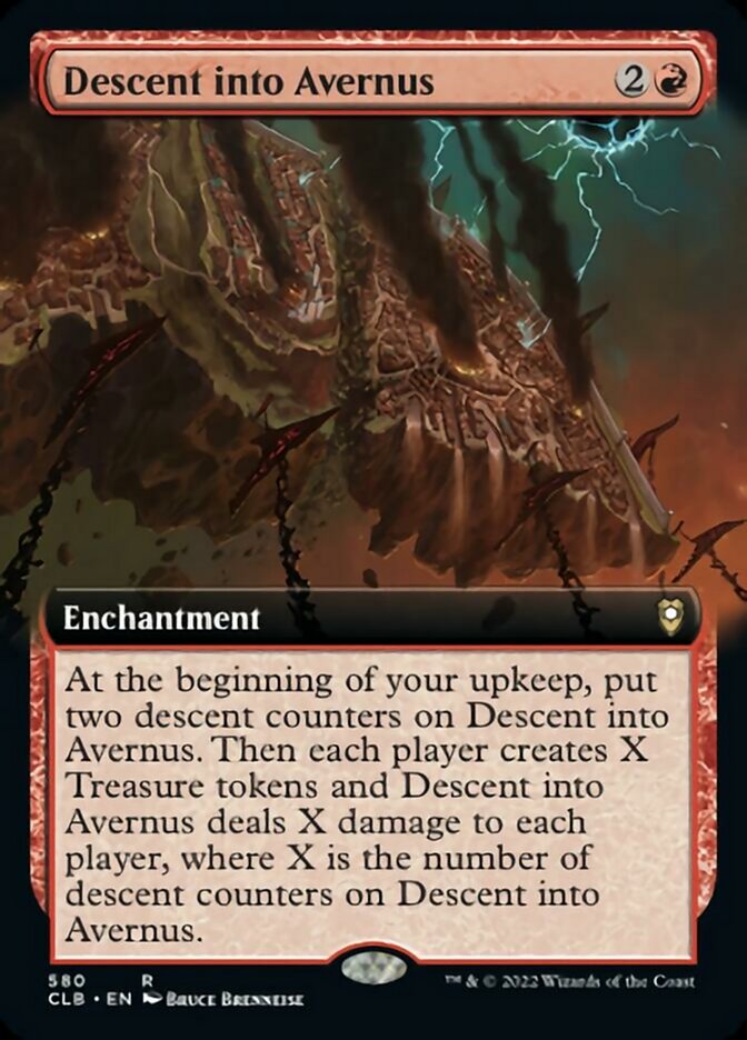 Descent into Avernus (Extended Art) [Commander Legends: Battle for Baldur's Gate] | Silver Goblin