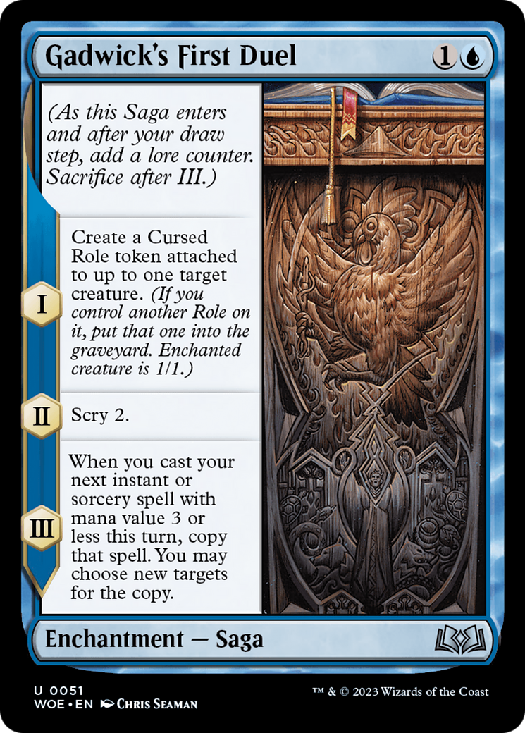 Gadwick's First Duel (051) Foil - Wilds of Eldraine