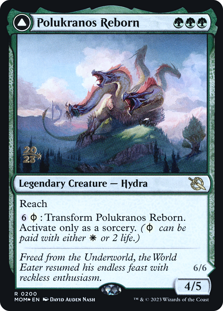 Polukranos Reborn // Polukranos, Engine of Ruin (200s) Foil - March of the Machine Promos