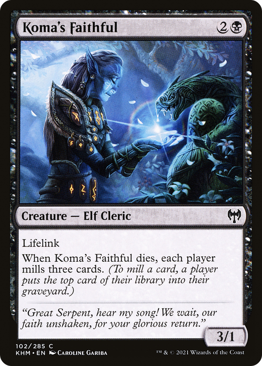 Koma's Faithful (102) - Kaldheim
