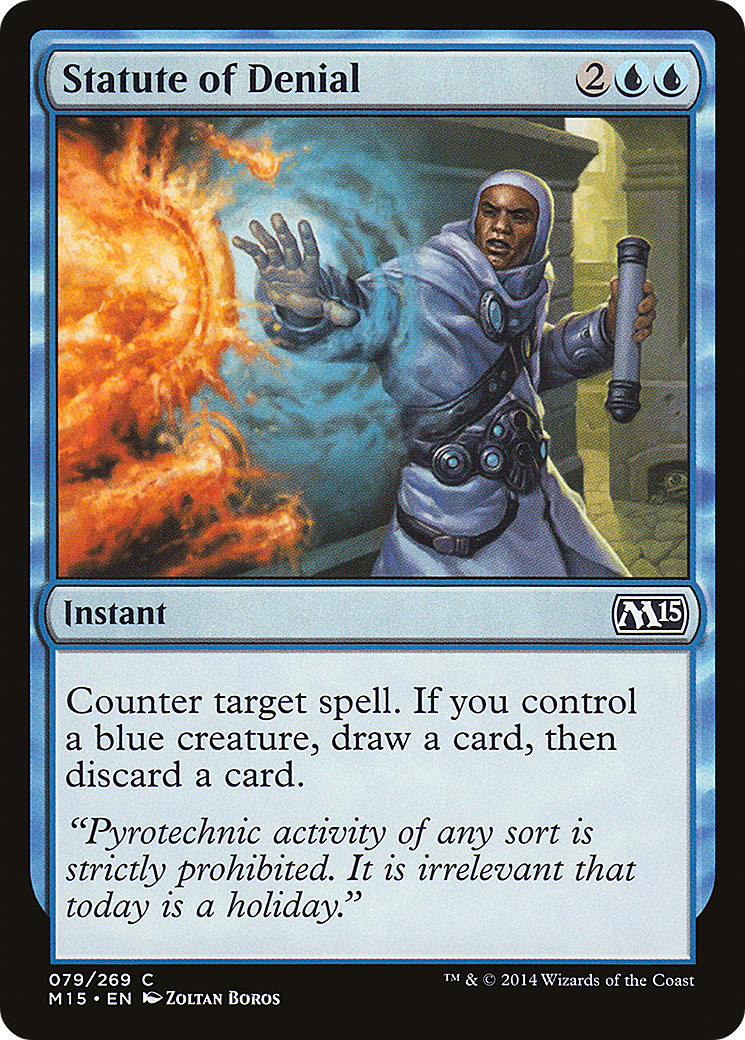 Statute of Denial (079) Foil - Magic 2015