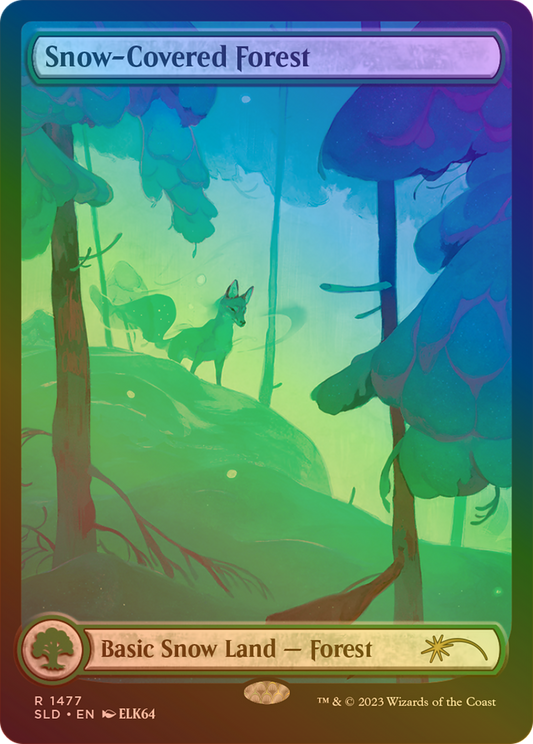 Snow-Covered Forest (1477) Foil - Secret Lair Drop