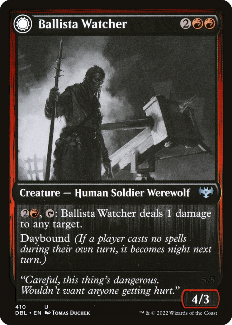 Ballista Watcher // Ballista Wielder (410) - Innistrad: Double Feature