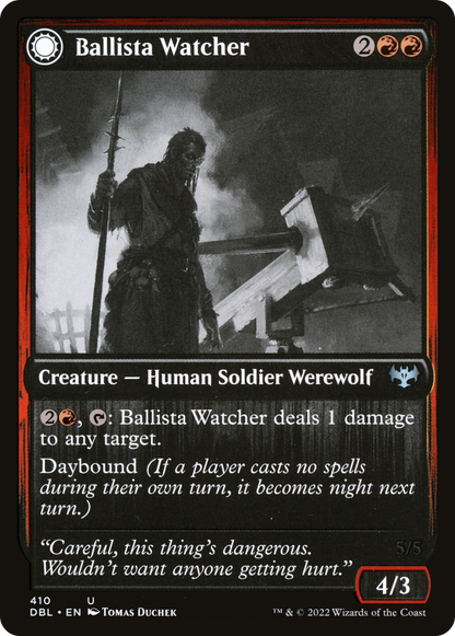 Ballista Watcher // Ballista Wielder (410) - Innistrad: Double Feature