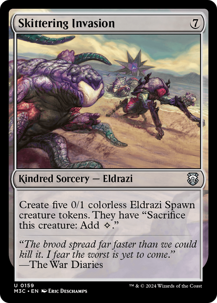 Skittering Invasion (Ripple Foil) [Modern Horizons 3 Commander] | Silver Goblin