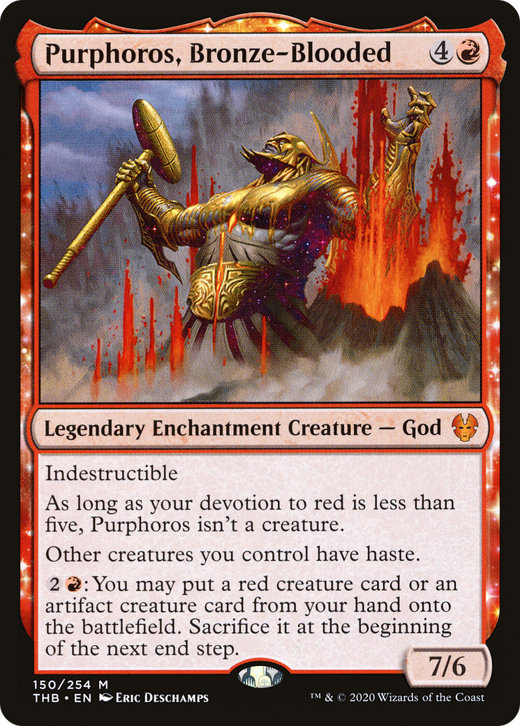 Purphoros, Bronze-Blooded (150) - Theros Beyond Death