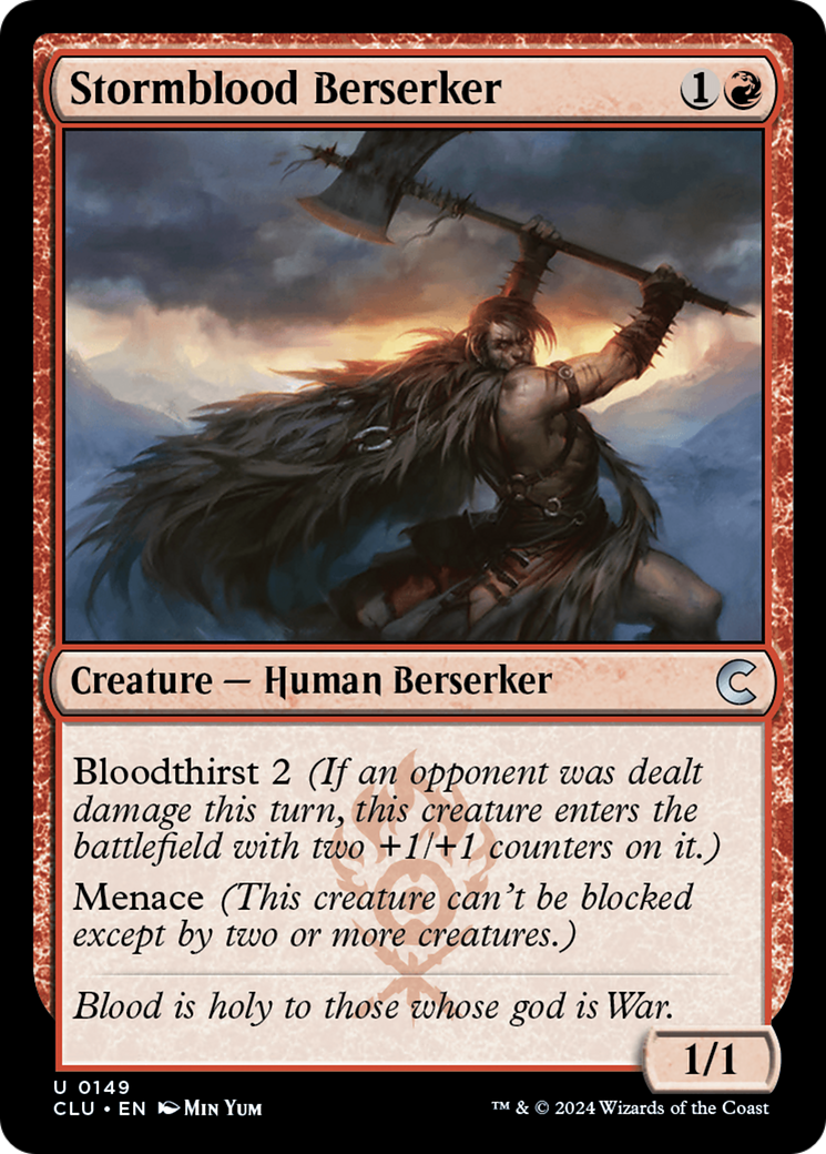 Stormblood Berserker (149) - Ravnica: Clue Edition