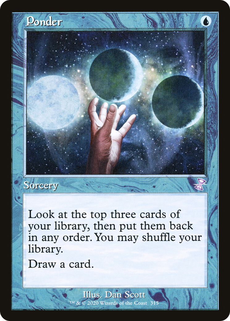Ponder (Retro) (315) Foil - Time Spiral Remastered