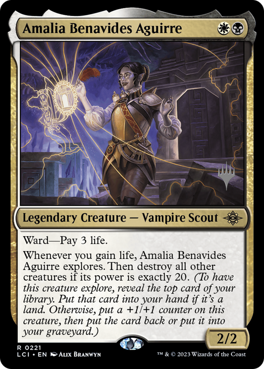 Amalia Benavides Aguirre (221) Foil - The Lost Caverns of Ixalan Promos