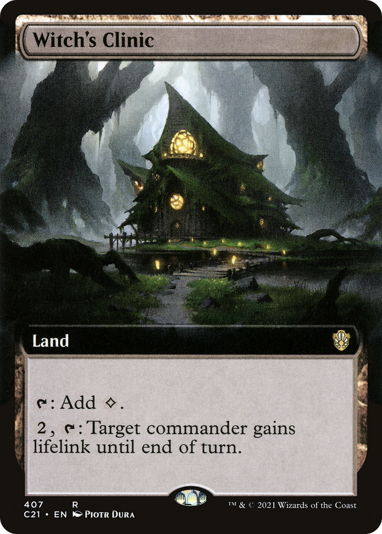 Witch's Clinic (Extended Art) (407) - Commander 2021