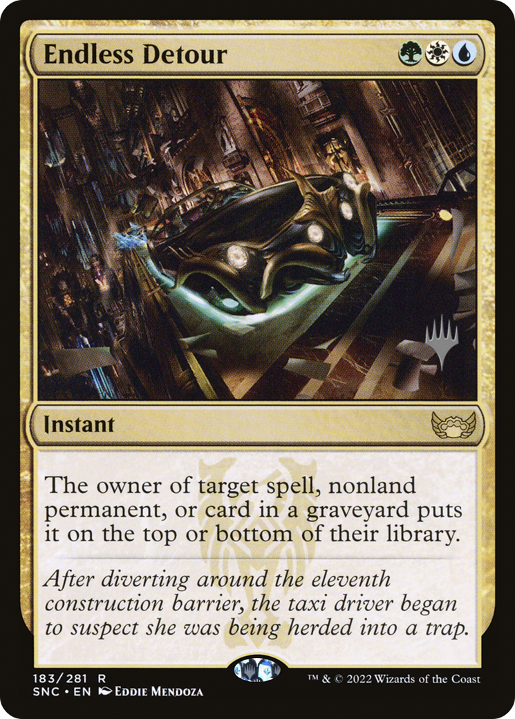 Endless Detour (183p) Foil - Streets of New Capenna Promos