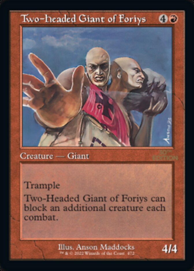 Two-Headed Giant of Foriys (Retro) (472) - 30th Anniversary Edition