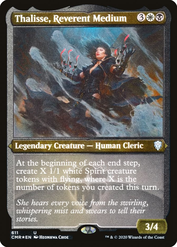 Thalisse, Reverent Medium (Etched) [Commander Legends] | Silver Goblin