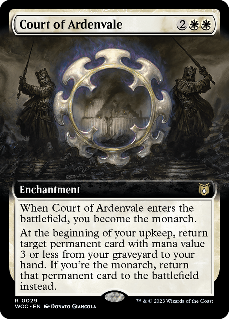 Court of Ardenvale (Extended Art) (029) - Wilds of Eldraine Commander